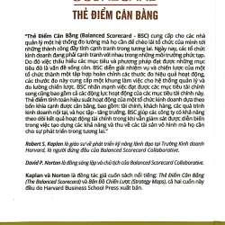 Thẻ Điểm Cân Bằng - The Balanced Scorecard 522103