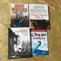 COMBO ERNEST HEMINGWAY- TRUYỆN NGẮN- CHUÔNG NGUYỆN HỒN AI- GIÃ TỪ VŨ KHÍ- ÔNG GIÀ VÀ BIỂN…