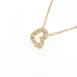 Dây chuyền kim cương hình trái tim K18YG 0.06CT - Hàng hiệu chính hãng 856876