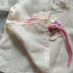 Bộ sẫm bé gái màu kem  1025210