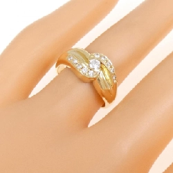 Nhẫn kim cương K18YG 0.09CT 673234