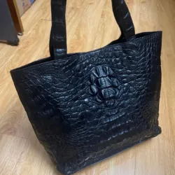 Túi tote nữ size 28/36*28*10 da cá 2hand 925723