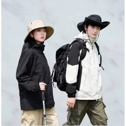 ÁO KHOÁC GIÓ CHỮ DỌC PHỐI MÀU, KIỂU DÁNG UNISEX DÀNH CHO BẠN NAM VÀ NỮ - CHIPXINHXK 496802