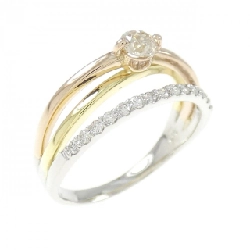 【Sản phẩm mới】PT/K18/K18PG Nhẫn kim cương 0.30CT