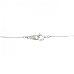 K18WG Dây chuyền kim cương 0.10CT - Hàng hiệu Chính hãng 859334