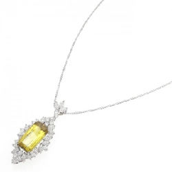 K18WG Sphene Necklace 7.44CT - Hàng hiệu Authentic 859232
