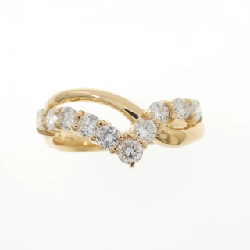 Nhẫn kim cương K18YG 0.53CT 667296