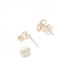 K18PG Bông tai hình trái tim Sapphire - Hàng hiệu Chính hãng 869816