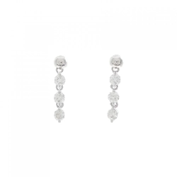 PT Bánh đá ba viên kim cương bông tai 0.488CT - Hàng hiệu Authentic