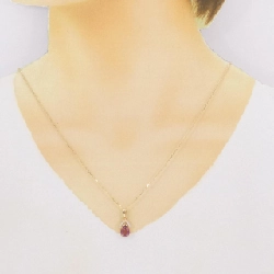 K18YG Tourmaline Necklace - Hàng hiệu Authentic 863080