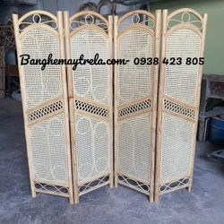 Bình phong mây tre đan trang trí 466282