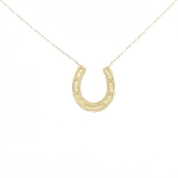 K18YG Dây chuyền hình móng ngựa - Hàng hiệu Authentic