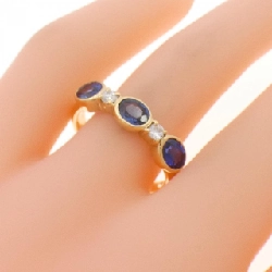 Nhẫn Sapphire K18YG - Hàng hiệu Chính hãng 854212