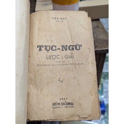 TỤC NGỮ LƯỢC GIẢI - LÊ VĂN HOÈ 129185