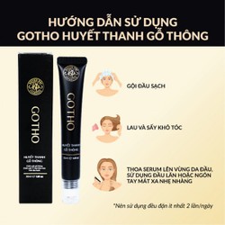 Gotho Huyết thanh gỗ thông Huyền Phi- 30ml-  kích thích mọc tóc, chống gãy rụng 147165