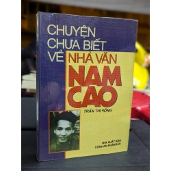 CHUYỆN CHƯA BIẾT VỀ NHÀ VĂN NAM CAO - TRẦN THỊ HỒNG 222335