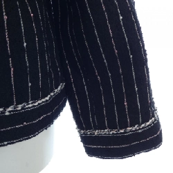 Jacket không cổ CHANEL P74419V65934 23P 632601