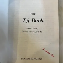 THƠ LÝ BẠCH  1019949
