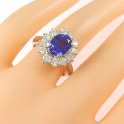 Nhẫn Tanzanite PT900 2.48CT - Hàng hiệu Authentic 849466