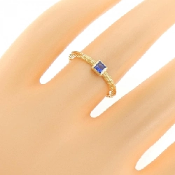 Nhẫn Sapphire K18YG 0.156CT - Hàng hiệu Chính hãng 853904