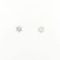 K18YG Bông tai Kim cương 0.216CT 0.215CT G VS2 Tốt - Hàng hiệu Chính hãng