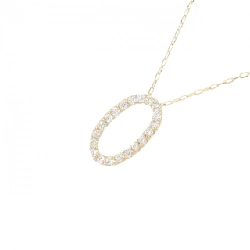 K18YG Dây chuyền kim cương 0.10CT - Hàng hiệu Chính hãng 863468