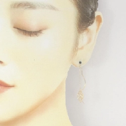 K18YG Bông tai hoa - Hàng hiệu Chính hãng 868762