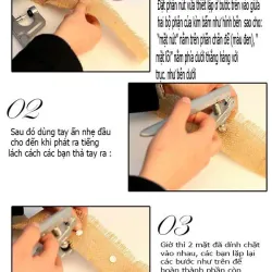 Bộ kìm bấm nút áo nhựa + hộp 150 nút đủ màu 1003081