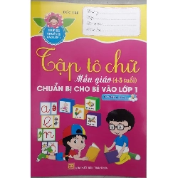 Tập Tô Chữ Cái Mẫu Giáo 4-5 Tuổi - Cỡ Mẫu Chữ To