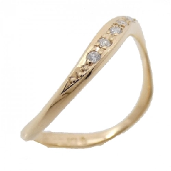 Nhẫn kim cương K18YG 0.05CT