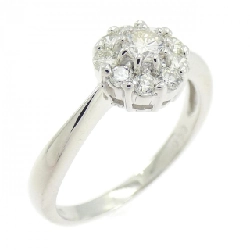 Nhẫn kim cương hoa PT900 0.50CT