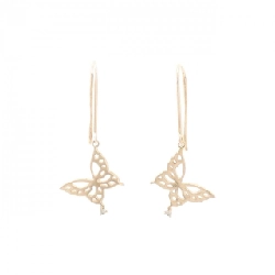 K10PG Bướm Kim Cương Bông Tai - Hàng hiệu Chính hãng