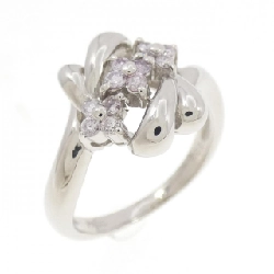 Nhẫn kim cương hồng PT900 hoa 0.23CT - Hàng hiệu Authentic