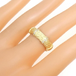 Nhẫn kim cương K18YG 0.06CT 670474