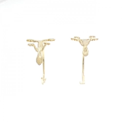 K18YG Bông tai - Hàng hiệu Chính hãng