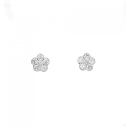 Bông tai hình khối hoa 750WG - Hàng hiệu Authentic