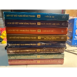 Lịch Sử Việt Nam Bằng Tranh (Bộ Dày) ( tập 1 đến 8)-Tác giả :Trần Bạch Đằng-NXB Trẻ- Sách giấy xốp có ố theo thời gian STB946
