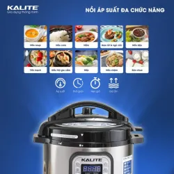 ⚡ Nồi áp suất điện Kalite KL-636 – Đa năng, Thông Minh, Thay Thế 5 Thiết Bị Bếp Tiện Lợi 595803