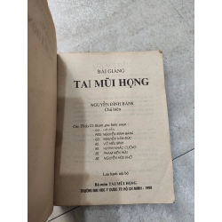Bài Giảng Tai Mũi Họng - Bộ Môn Tay Mũi Họng 507109
