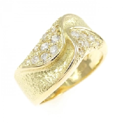 Nhẫn kim cương K18YG 0.34CT - Hàng hiệu Authentic