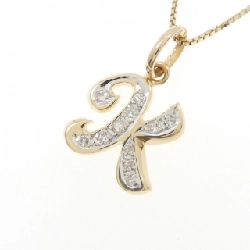 585YG/K10YG/585WG Chữ cái K Dây chuyền kim cương - Hàng hiệu Chính hãng 858698