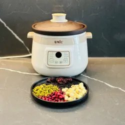 Nồi kho hầm đa năng UNIE USC308 dung tích 3L, lòng nồi gốm tử sa, 8 chức năng kho hầm 738326