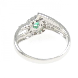 Nhẫn Emerald hình trái tim PT900 0.35CT - Hàng hiệu Authentic 851039