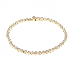 K18YG Vòng tay kim cương 1.00CT - Hàng hiệu Chính hãng 873416