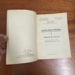 II Học Tiếng Pháp: SANS FRONTIÈRES 1 - MÉTHODE DE FRANCAIS (Sách Song Ngữ) -1992 475552