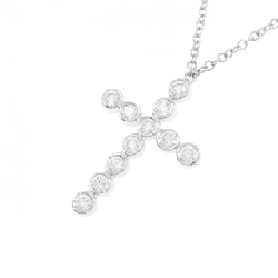 Dây chuyền mini chéo bezel Tiffany - Hàng hiệu Authentic 840793