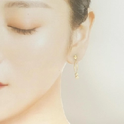 K18YG Bông tai kim cương 0.10CT - Hàng hiệu Chính hãng 867647