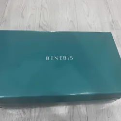 BENEBIS Giày Nữ Màu Bạc Size 23cm Gót Cao 5cm Như Mới 990081