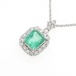 Dây chuyền ngọc lục bảo K18WG 1.76CT - Hàng hiệu chính hãng 856633