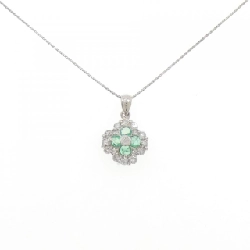 Dây chuyền ngọc lục bảo PT900/PT850 0.46CT - Hàng hiệu Authentic